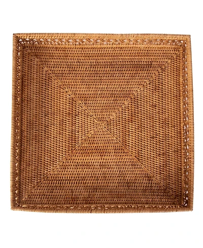 Artifacts Rattan Seca Design Square Tray 18"