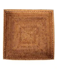 Artifacts Rattan Seca Design Square Tray 18"