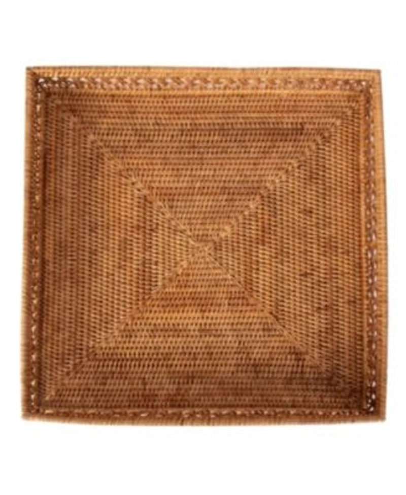 Artifacts Rattan Seca Design Square Tray 18 X22