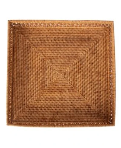 Artifacts Rattan Seca Design Square Tray 18 X22