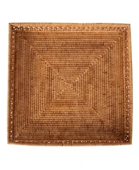 Artifacts Rattan Seca Design Square Tray 18 X22