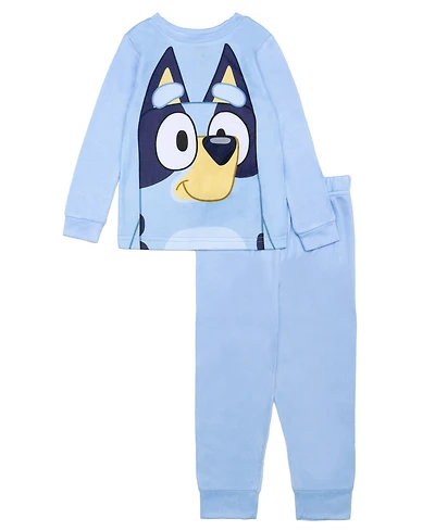 Bluey Boys Toddler 2T-4T 2-Piece Long Sleeve Top and Jogger Pants Pajama Set