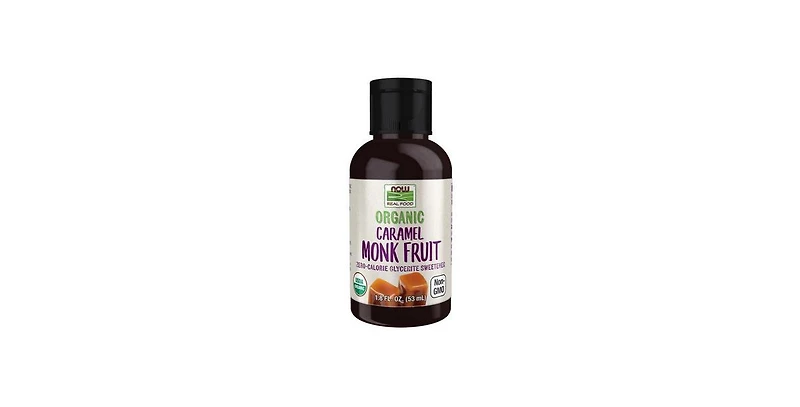 Now Foods Monk Fruit Caramel Liquid, 1.8 Oz