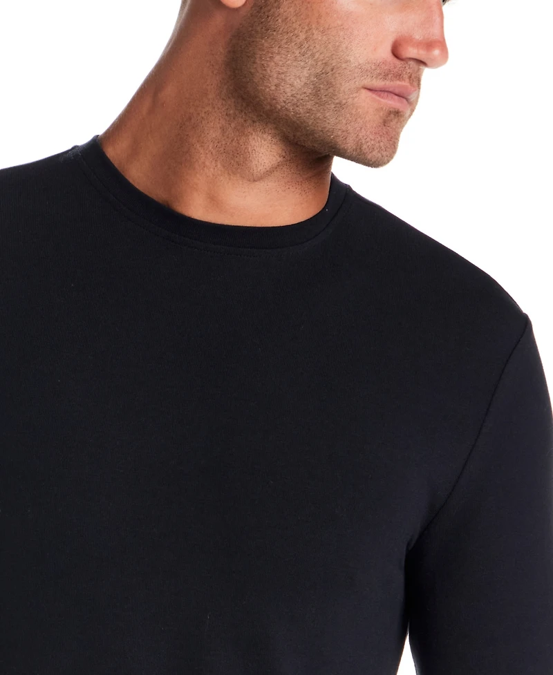 Vintage & Black Men's Long Sleeve Crewneck T-Shirt