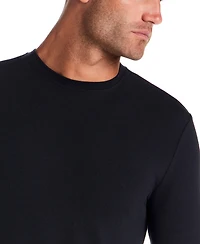 Vintage & Black Men's Long Sleeve Crewneck T-Shirt