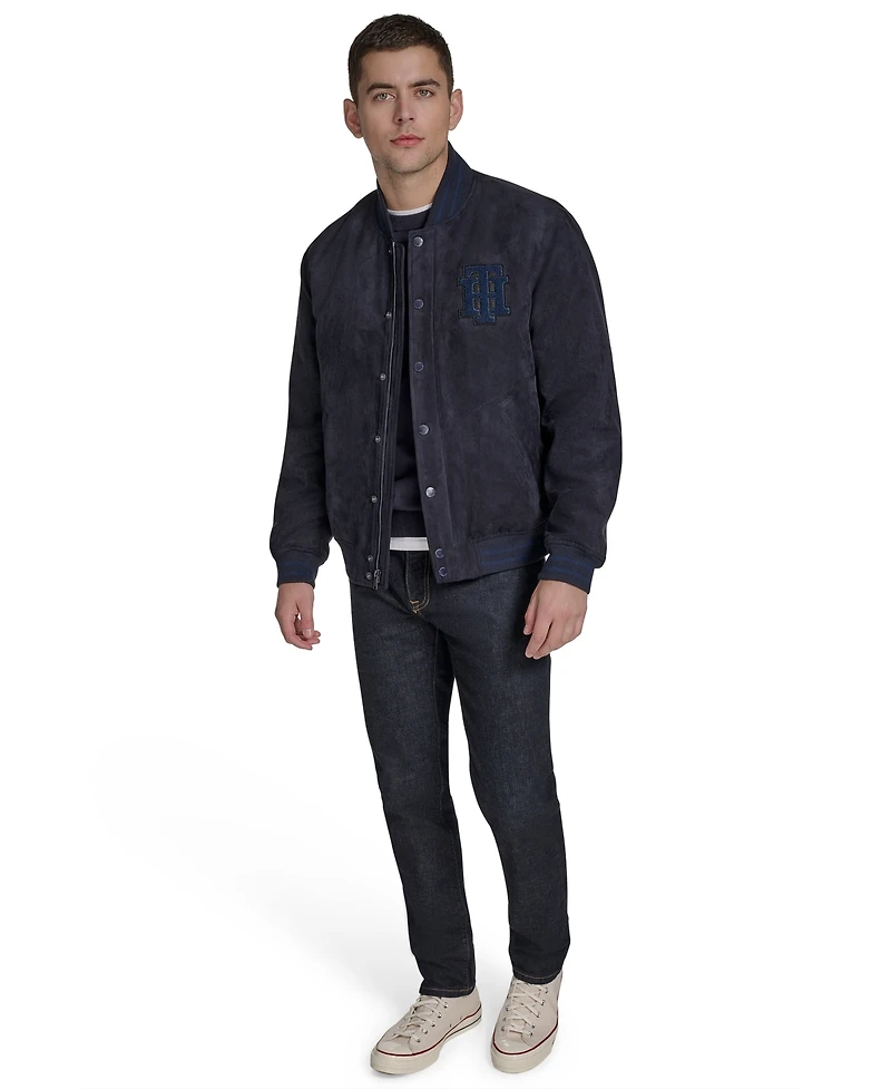 Tommy Hilfiger Men's Bomber with Patches Jacket
