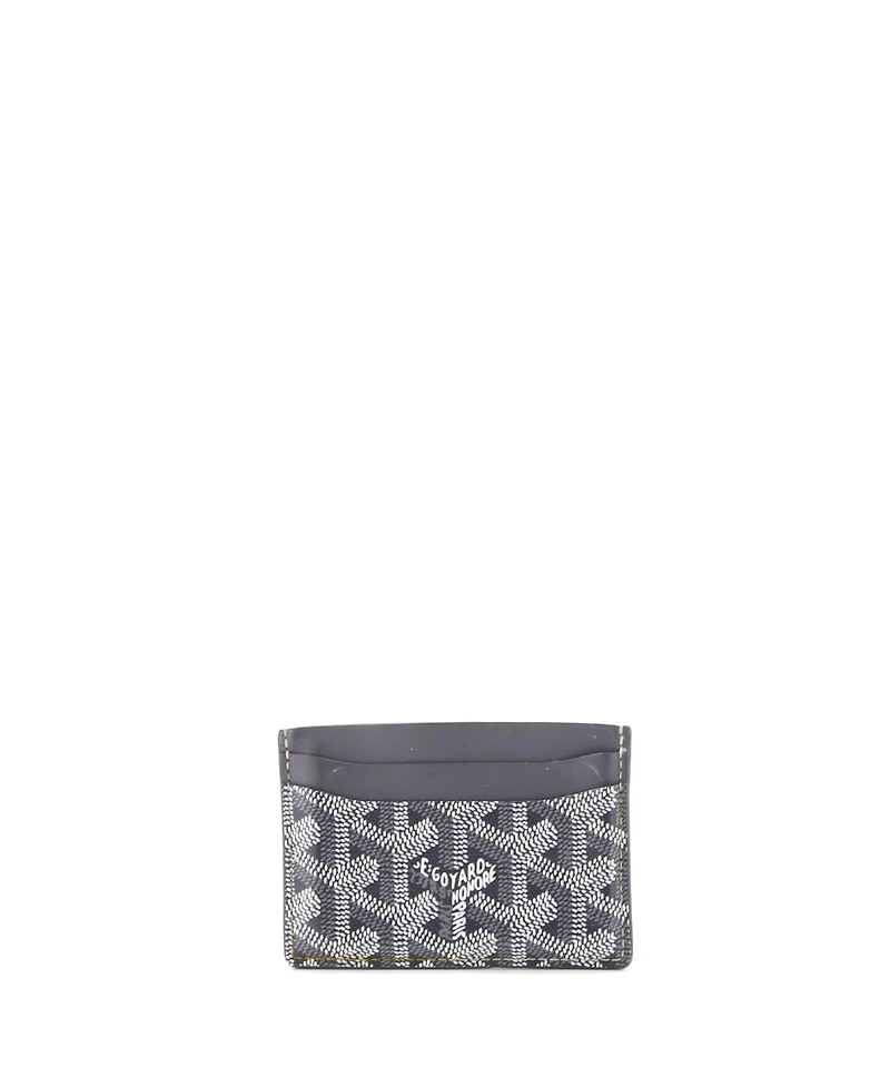 Pre-Owned Goyard Saint Sulpice Card Holder Coated Canvas