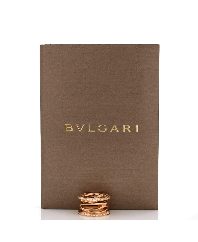 Pre-Owned Bvlgari B.Zero1 Design Legend Zaha Hadid Four Band Ring