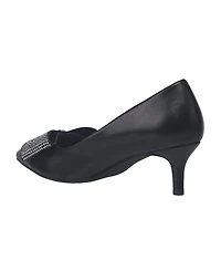 French Connection Albania Bling Bow Kitten Heel
