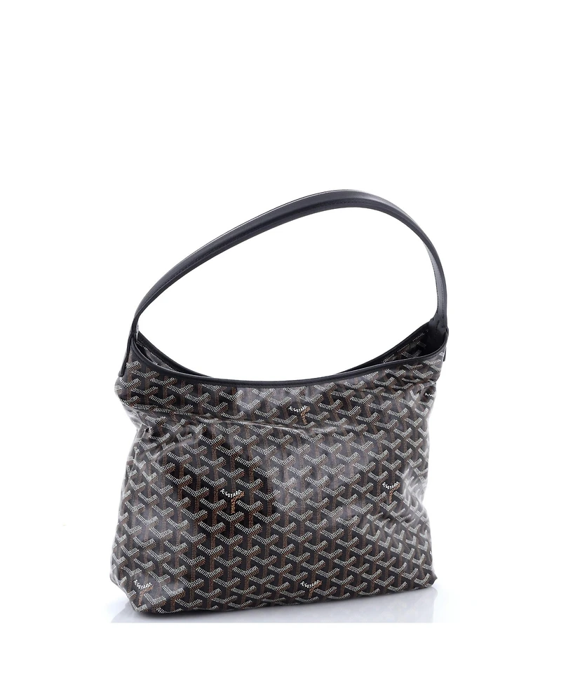 Pre-Owned Goyard Boheme Hobo Printed Coated Canvas