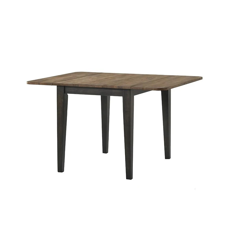 Intercon 50 in Drop Leaf Table in Brushed Brown & Pecan