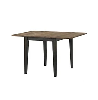 Intercon 50 in Drop Leaf Table in Brushed Brown & Pecan
