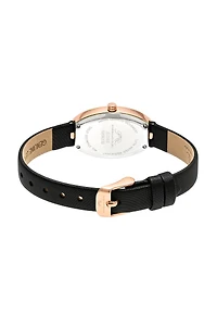 Porsamo Bleu Women's Eloise Genuine Leather Band Watch 1353CELL