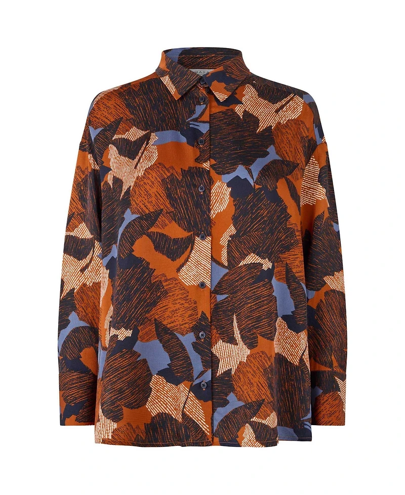 Masai Copenhagen Women's MaIfo Long Sleeve Collared Shirt
