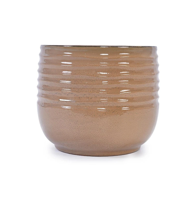 Chic Crate Set of 3 Modern Ceramic Planter Pots