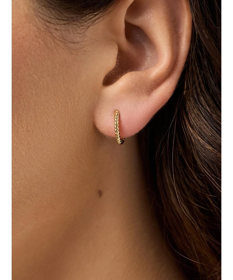 Ana Luisa Gold Huggie Earrings