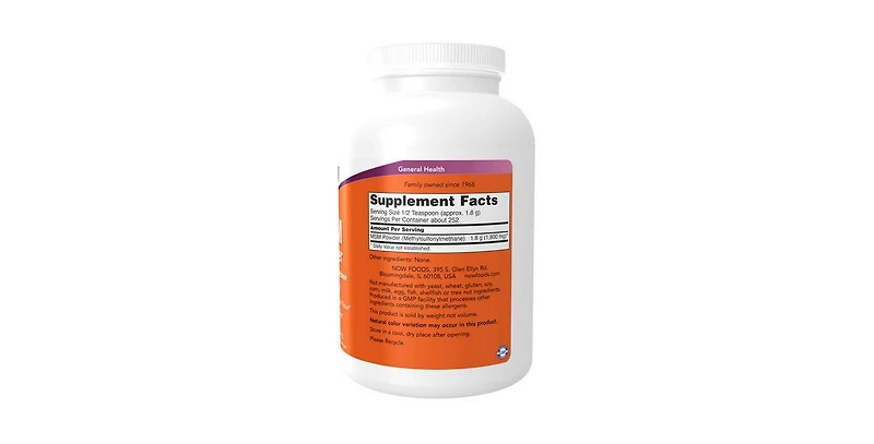 Now Foods M.s.m Powder, 1 lb