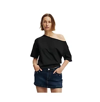 Cotton On Women's Micro Low Denim Skirt