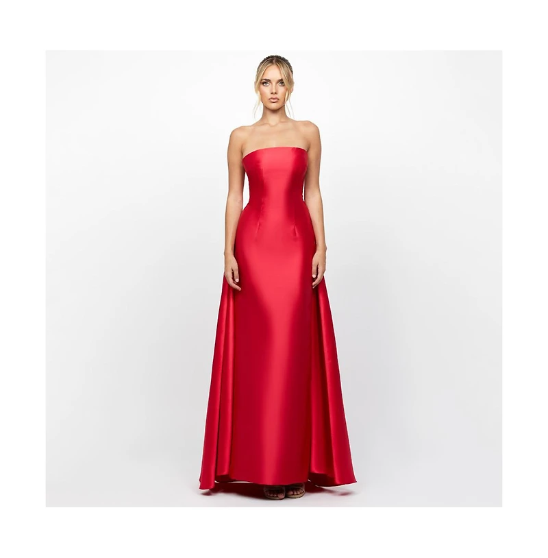 Bariano Women's Grayce Strapless Satin Gown