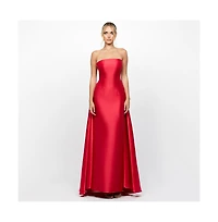 Bariano Women's Grayce Strapless Satin Gown