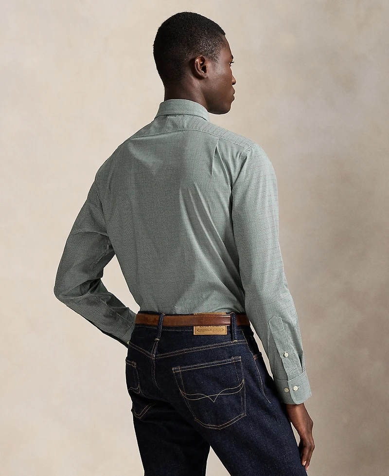 Polo Ralph Lauren Men's Classic Fit Tattersall Poplin Dress Shirt