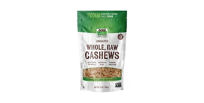 Now Foods Whole Raw Cashews Unsalted ,10 oz