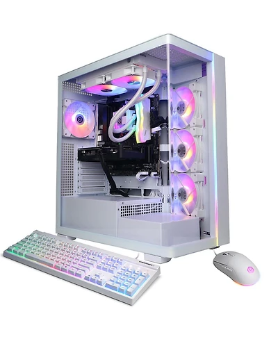 CyberPowerPC Gamer Supreme Liquid Cooled Gaming Desktop Computer, Amd Ryzen 7 8700F 4.1GHz, 32GB Ram, 2TB Ssd, Amd Radeon Rx 9060 Xt 16GB, Windows 11