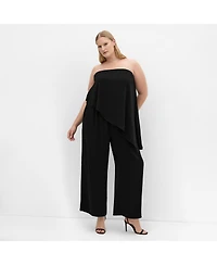 City Chic Women's Skylar Strapless Jumpsuit