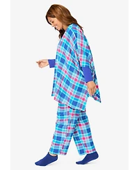 Dreams & Co. Women's 4-Piece Pajama Set