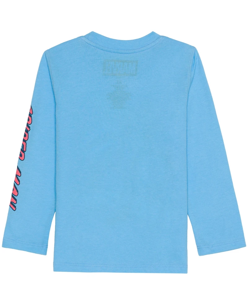 Spider-Man Boys Toddler 2T-5T Graphic Printed Long Sleeve T-Shirt