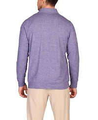 Tailorbyrd Men's Brushed Melange Super Soft Quarter Zip