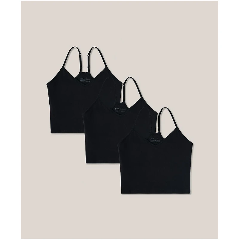 Pact Women's Everyday Shelf Bra Cropped Camisole