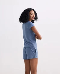 Reistor Women's Essential Short Sleeve Tee Blue