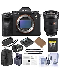 Sony Sony Alpha 1 Full Frame Camera Bundle with 16-35mm f/2.8 Lens, 160GB Cfexpress Card, Backpack, Strap, 2x Extra Battery, Charger, 82mm Filters,