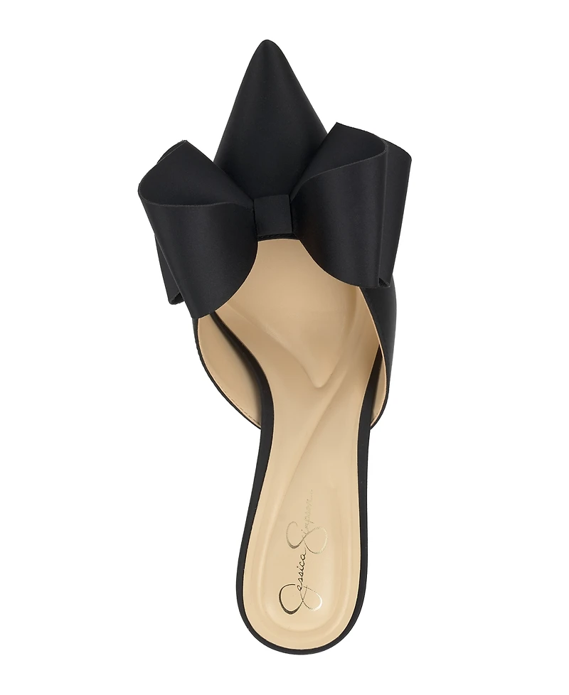 Jessica Simpson Women's Valrin Bow Stiletto Mules