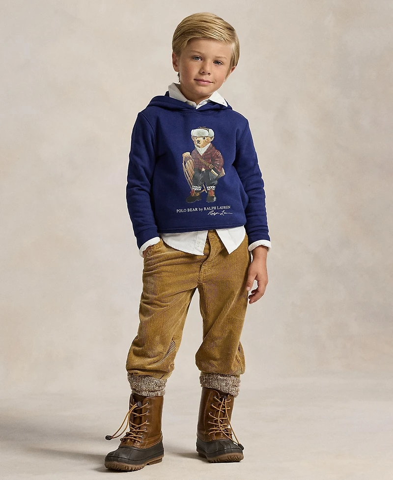 Polo Ralph Lauren Boys Bear Fleece Hoodie