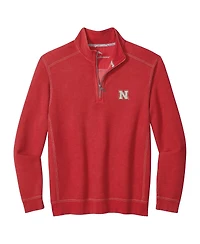 Tommy Bahama Men's Scarlet Nebraska Huskers Montego Bay Half-Zip Jacket