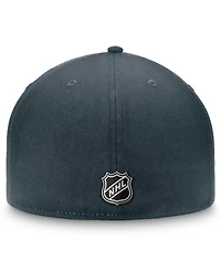 Fanatics Men's Charcoal Vegas Golden Knights Core Primary Team Logo Fitted Hat