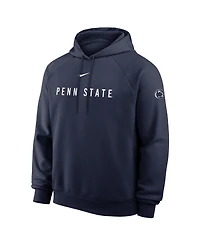 Nike Men's Navy Penn State Nittany Lions Premium Raglan Dri-fit Hoodie