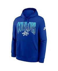 Nike Men's Royal Dallas Cowboys Club Fleece Pullover Hoodie
