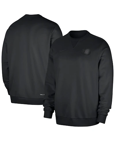 Nike Men's Black Orlando Magic Authentic Standard Issue Travel Dri-fit Sweatshirt