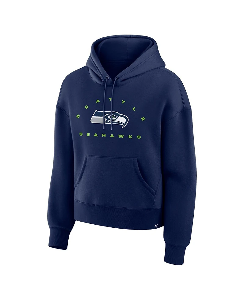 Fanatics Women's College Navy Seattle Seahawks Eligible Receiver Legacy Pullover Hoodie