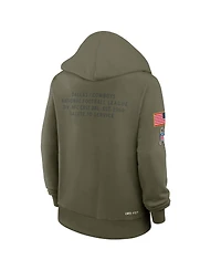 Nike Women's Olive Dallas Cowboys 2025 Salute to Service Sideline Standard Issue Dri-fit Hoodie