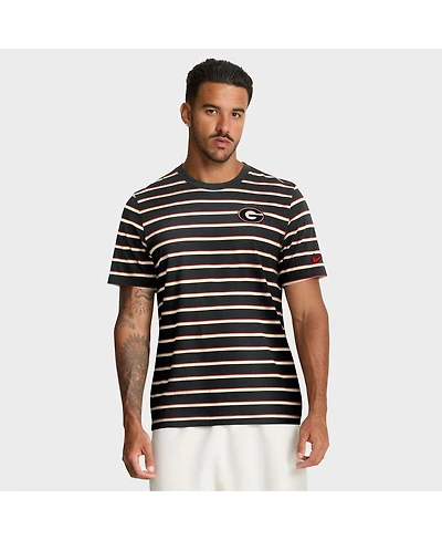 Nike Men's Black Georgia Bulldogs Athletic Prep Legacy Summit Stripe T-Shirt