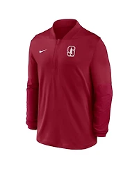 Nike Men's Crimson Stanford Cardinal One Goal Performance Half-Zip Pullover Hoodie