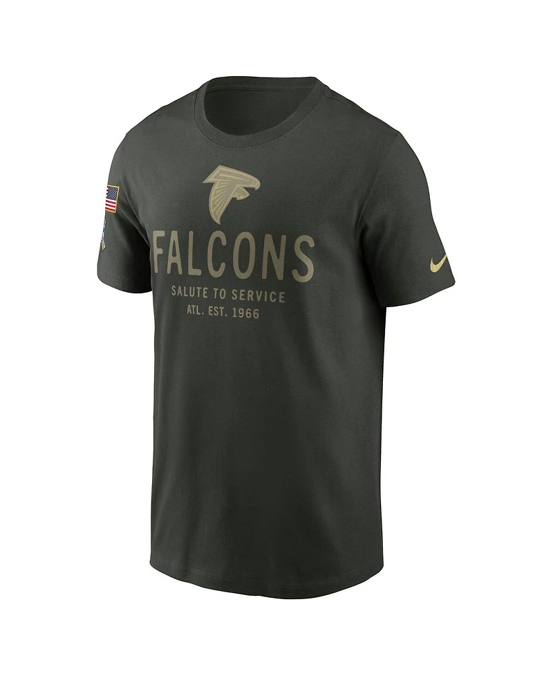 Nike Men's Forest Green Atlanta Falcons 2025 Salute to Service Sideline Primary Edge Dri-fit T-Shirt