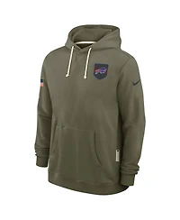 Nike Men's Olive Buffalo Bills 2025 Salute to Service Sideline Standard Issue Dri-fit Hoodie