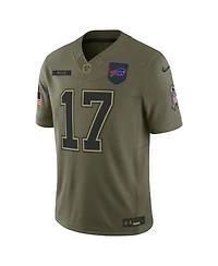 Nike Men's Josh Allen Olive Buffalo Bills 2025 Salute to Service Limited Jersey