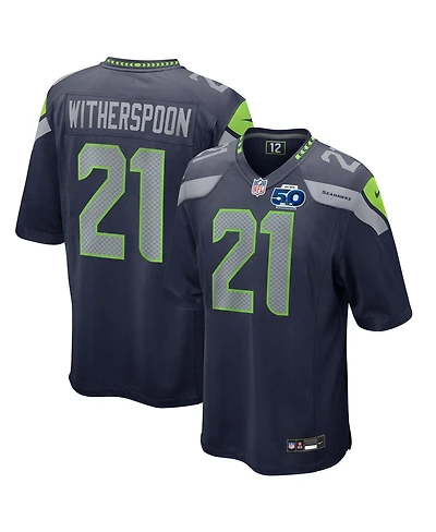 Nike Men's Devon Witherspoon College Navy Seattle Seahawks Team 50th Season Game Jersey