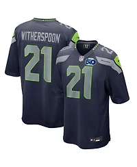 Nike Men's Devon Witherspoon College Navy Seattle Seahawks Team 50th Season Game Jersey